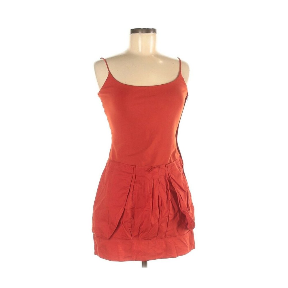 Susana Monaco Spaghetti Strap Pleated Dress 8